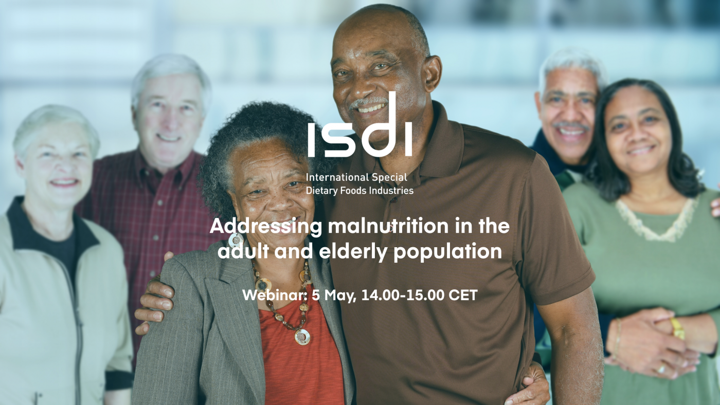 Join our ‘Addressing Malnutrition in the Adult & Elderly Population’ webinar on 5 May