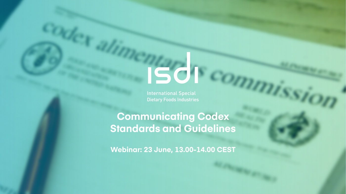 ISDI Webinar: Communicating Codex Standards and Guidelines