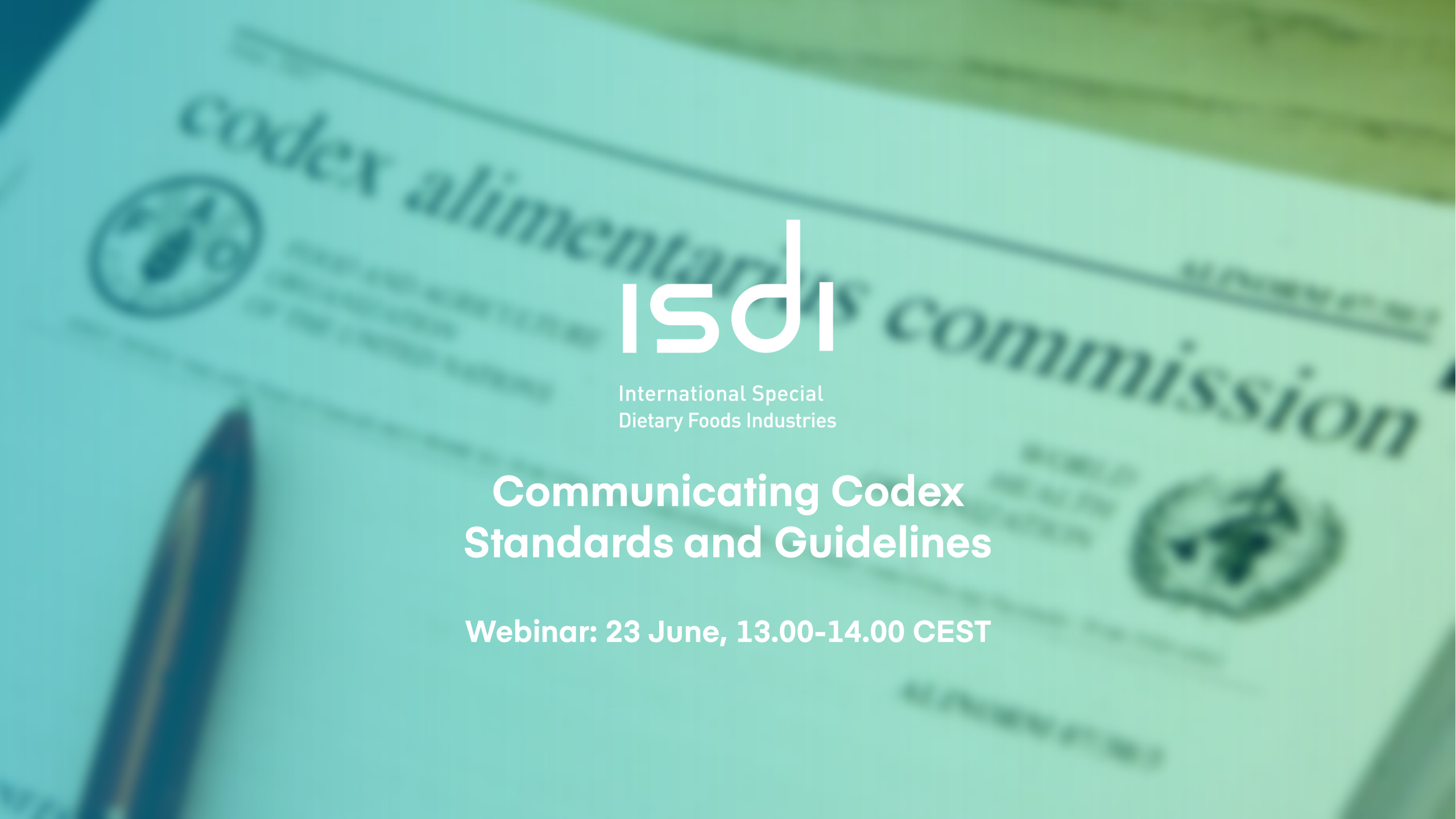 ISDI inar Communicating Codex Standards and Guidelines ISDI