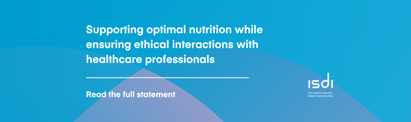 Supporting optimal nutrition and ethical interactions with healthcare professionals