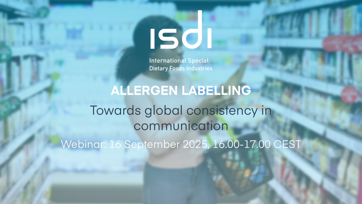 Allergen labelling: Towards global consistency in communication