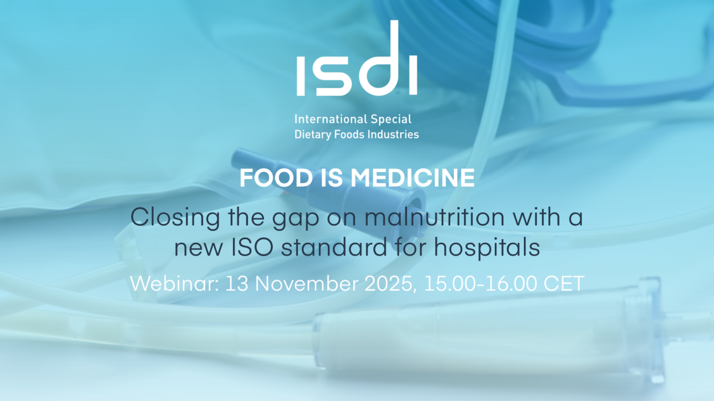 Webinar: Food is medicine – closing the gap on malnutrition with a new ISO standard for hospitals